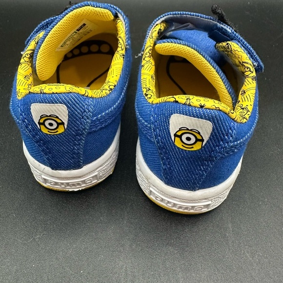 Puma X Minions Basket Wrap Statement Denim Toddler Shoes 7c - Picture 4 of 8